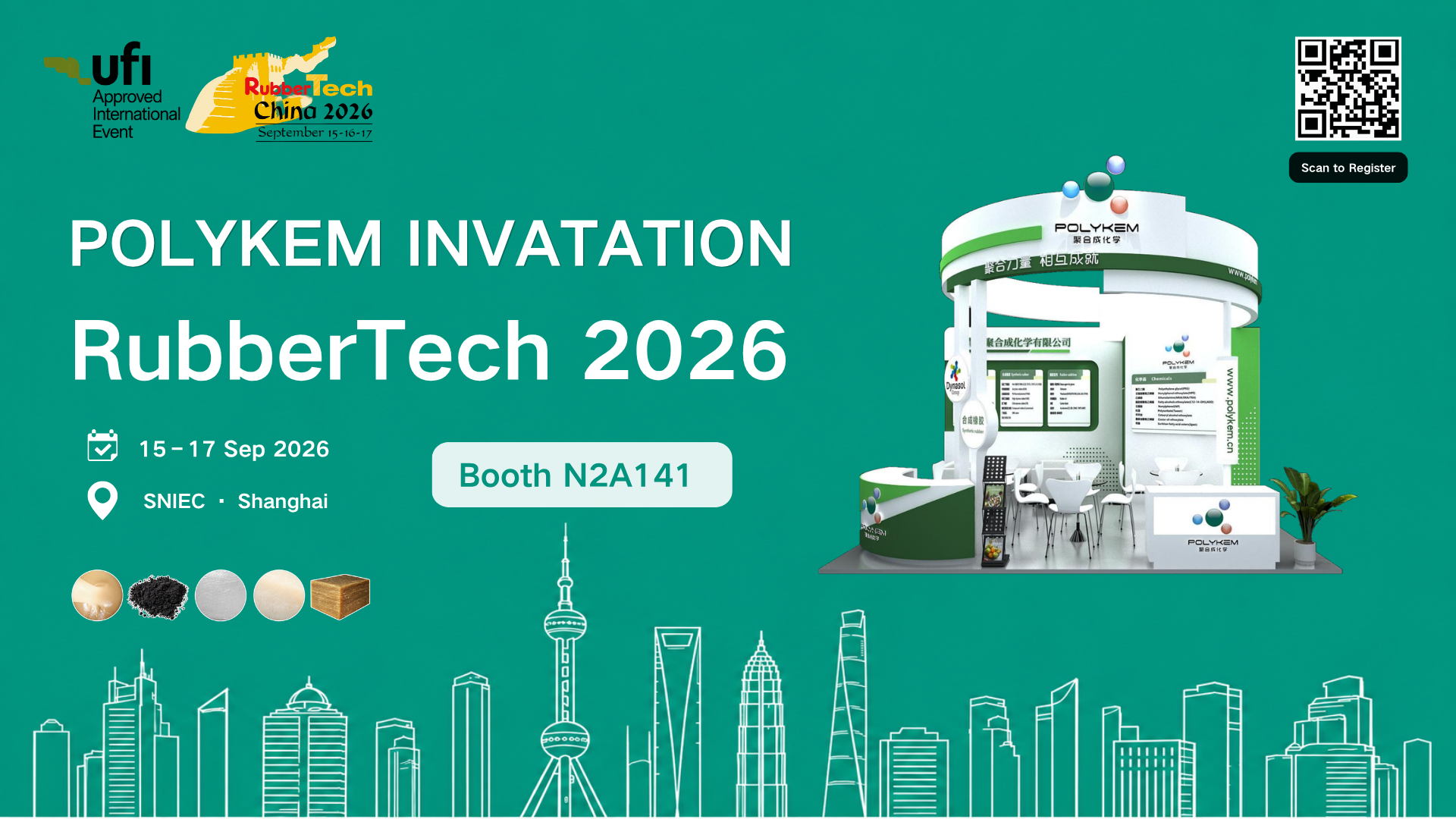 Tapaa Polykemi RubberTech China 2026:ssa Shanghaissa